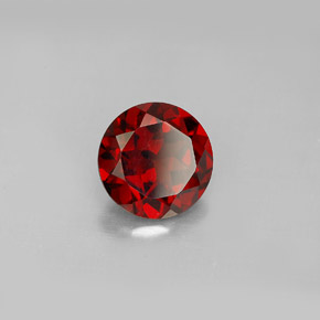 Granato piropo naturale rosso da 2,12 ct, taglio rotondo, VS