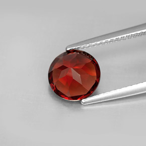 Granato piropo naturale rosso da 2,12 ct, taglio rotondo, VS