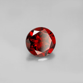 Granato piropo naturale rosso da 2,23 ct, taglio rotondo, VS