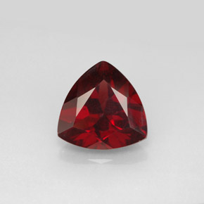 Granato piropo naturale rosso da 3,55 ct, trillion, VS