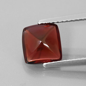 Granato piropo naturale rosso da 1,95 ct, trasparente, trasparente/traslucido