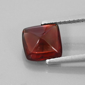 Granato piropo naturale rosso da 1,95 ct, trasparente, trasparente/traslucido