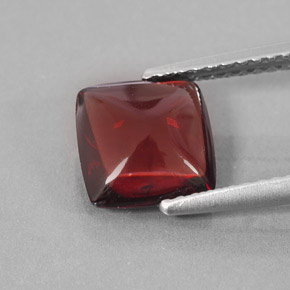 Granato piropo naturale rosso da 2,22 ct, trasparente, trasparente/traslucido