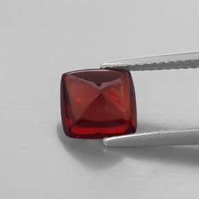 Granato piropo naturale rosso da 2,17 ct, trasparente, trasparente/traslucido