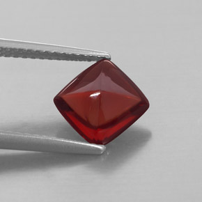 Granato piropo naturale rosso da 2,17 ct, trasparente, trasparente/traslucido