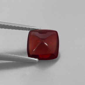 Granato piropo naturale rosso da 1,92 ct, trasparente, trasparente/traslucido