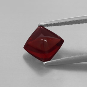 Granato piropo naturale rosso da 2,40 ct, trasparente, trasparente/traslucido
