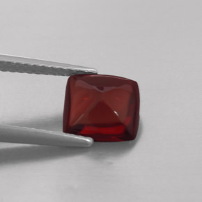 Granato piropo naturale rosso da 2,05 ct, trasparente, trasparente/traslucido