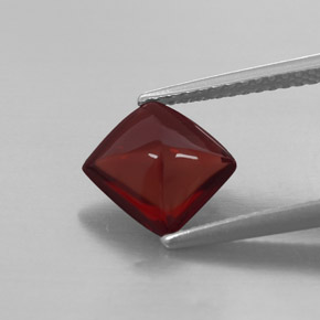 Granato piropo naturale rosso da 2,05 ct, trasparente, trasparente/traslucido