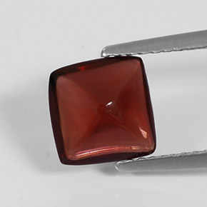 Granato piropo naturale rosso da 2,02 ct, trasparente, trasparente/traslucido