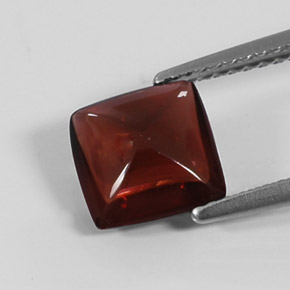 Granato piropo naturale rosso da 2,02 ct, trasparente, trasparente/traslucido