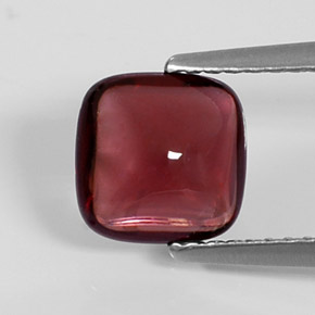 Granato piropo naturale rosso da 2,02 ct, trasparente, trasparente/traslucido
