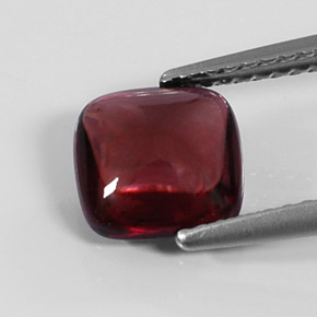 Granato piropo naturale rosso da 2,02 ct, trasparente, trasparente/traslucido