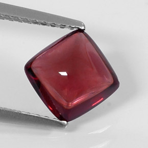 Granato piropo naturale rosso da 1,99 ct, trasparente, trasparente/traslucido