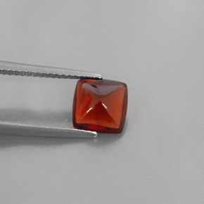 Granato piropo naturale rosso da 2,08 ct, trasparente, trasparente/traslucido