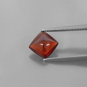 Granato piropo naturale rosso da 2,08 ct, trasparente, trasparente/traslucido