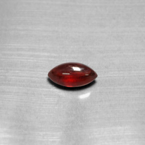 Granato piropo naturale rosso da 1,39 ct, trasparente, trasparente/traslucido