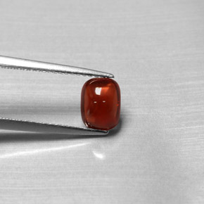 Granato piropo naturale rosso da 1,47 ct, trasparente, trasparente/traslucido