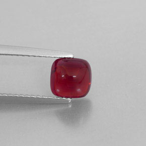 Granato piropo naturale rosso da 1,81 ct, trasparente, trasparente/traslucido
