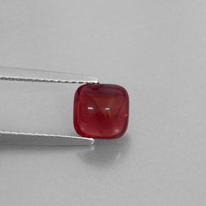 Granato piropo naturale rosso da 1,98 ct, trasparente, trasparente/traslucido
