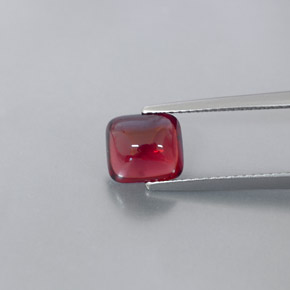 Granato piropo naturale rosso da 2,39 ct, trasparente, trasparente/traslucido