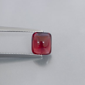 Granato piropo naturale rosso da 2,39 ct, trasparente, trasparente/traslucido