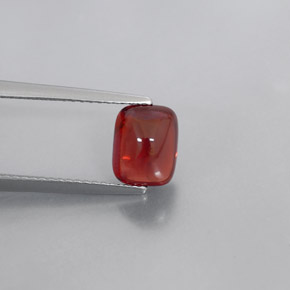 Granato piropo naturale rosso da 2,60 ct, trasparente, trasparente/traslucido