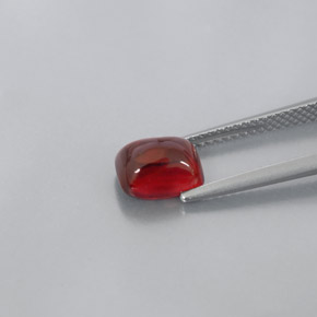 Granato piropo naturale rosso da 2,60 ct, trasparente, trasparente/traslucido