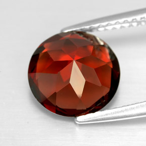 Granato piropo naturale rosso da 2,96 ct, taglio rotondo, VS
