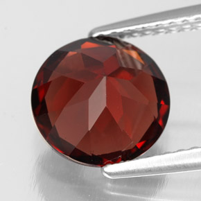 Granato piropo naturale rosso da 3,23 ct, taglio rotondo, VS