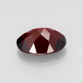 Granato piropo naturale rosso da 2,98 ct, taglio ovale, VVS-VS