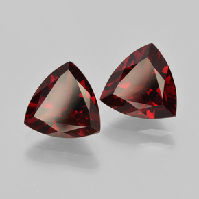 Granato piropo naturale rosso da  ct, trillion, VS