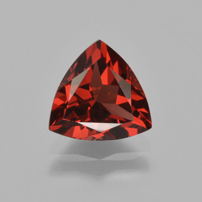 Granato piropo naturale rosso da 1,92 ct, trillion, VS