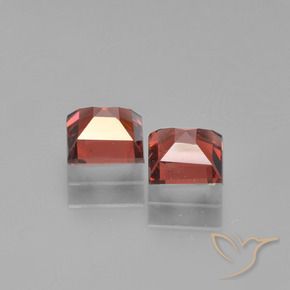 Gemme di Granato Piropo Rosso medio naturale da 1.57 ct, Quadrato, VS
