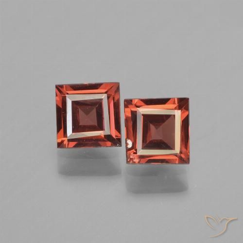 1.39ctw Naturale Rosso scuro Granato Piropo, Quadrato, VS