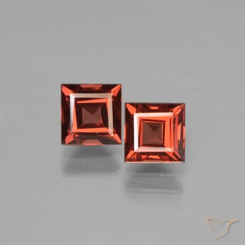 1.68ctw Naturale Rosso scarlatto Granato Piropo, Quadrato, VS