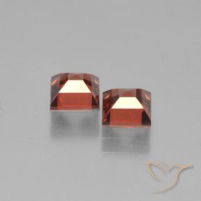 Gemme di Granato Piropo Rosso scarlatto naturale da 1.68 ct, Quadrato, VS