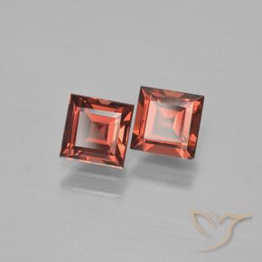 Gemme di Granato Piropo Rosso medio naturale da 1.61 ct, Quadrato, VS