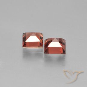 Gemme di Granato Piropo Rosso scarlatto naturale da 1.52 ct, Quadrato, VS
