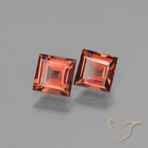 Gemme di Granato Piropo Rosso scarlatto naturale da 1.71 ct, Quadrato, VS