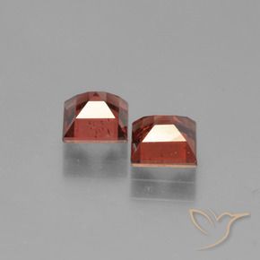 Gemme di Granato Piropo Rosso medio naturale da 1.78 ct, Quadrato, VS