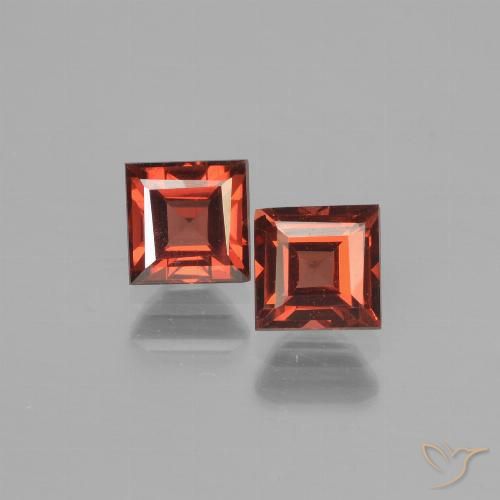 1.81ctw Naturale Rosso scuro Granato Piropo, Quadrato, VVS-VS