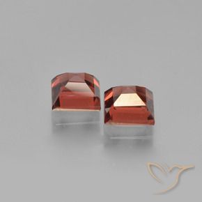 Gemme di Granato Piropo Rosso scuro naturale da 1.81 ct, Quadrato, VVS-VS