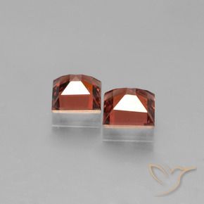 Gemme di Granato Piropo Rosso medio naturale da 1.77 ct, Quadrato, VVS-VS