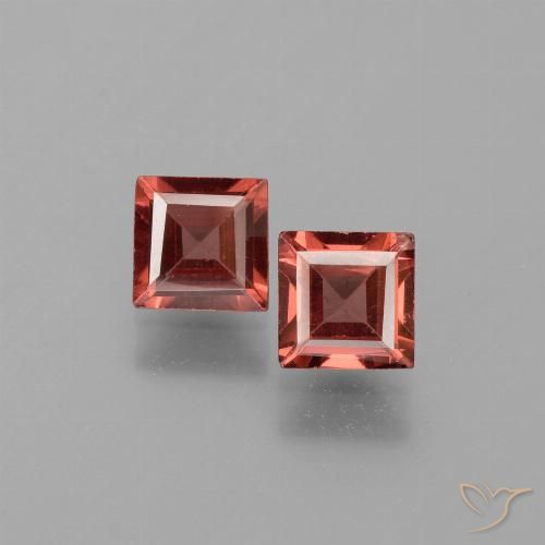 1.53ctw Naturale Rosso scarlatto Granato Piropo, Quadrato, VS