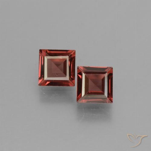 1.34ctw Naturale Rosso scarlatto profondo Granato Piropo, Quadrato, VS