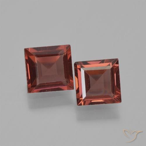 1.50ctw Naturale Rosso scarlatto Granato Piropo, Quadrato, VS