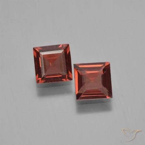 1.47ctw Naturale Rosso scarlatto Granato Piropo, Quadrato, VVS