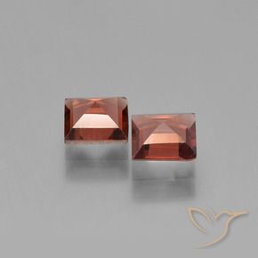 Gemme di Granato Piropo Rosso scarlatto naturale da 1.47 ct, Quadrato, VVS