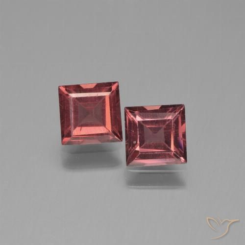 1.46ctw Naturale Rosso scuro Granato Piropo, Quadrato, VS